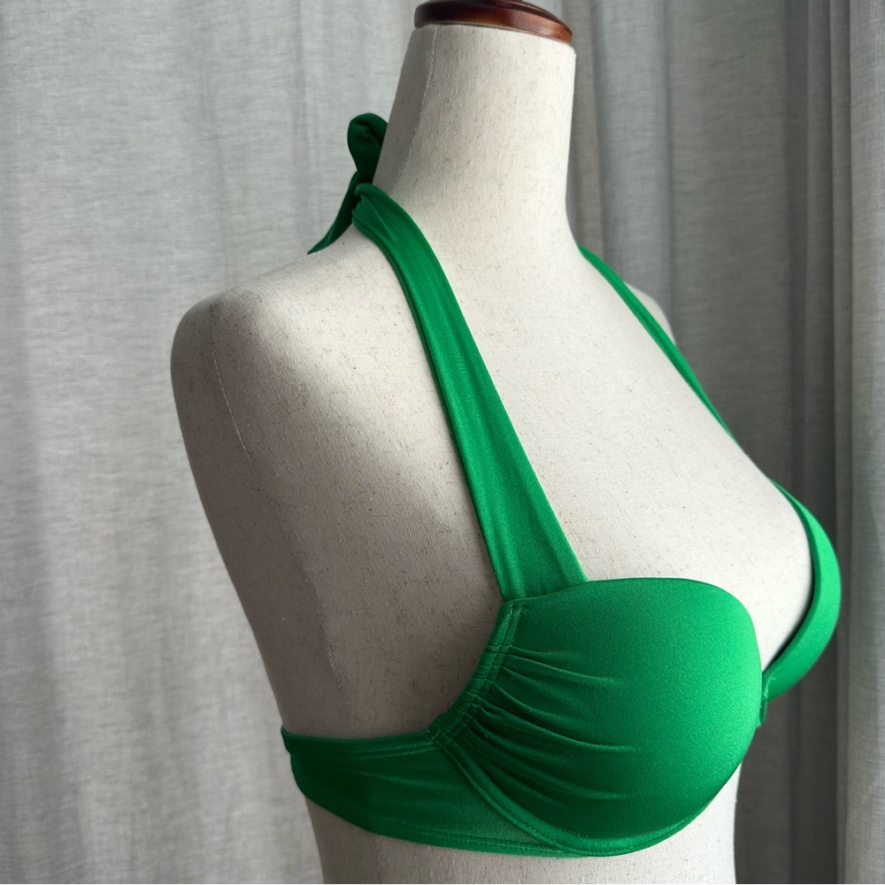 NWOT Victoria Secret Royal Green Bombshell swim top